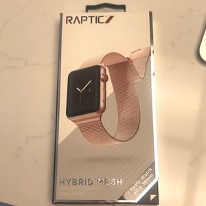 Raptor Hybrid Mesh Rose Gold Apple Watch Band
